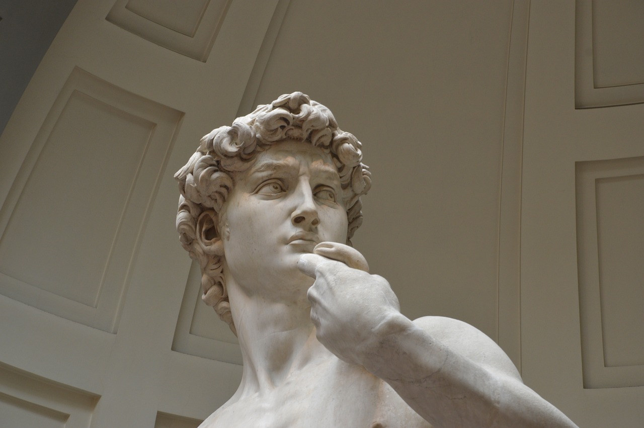 Statue of David Installed